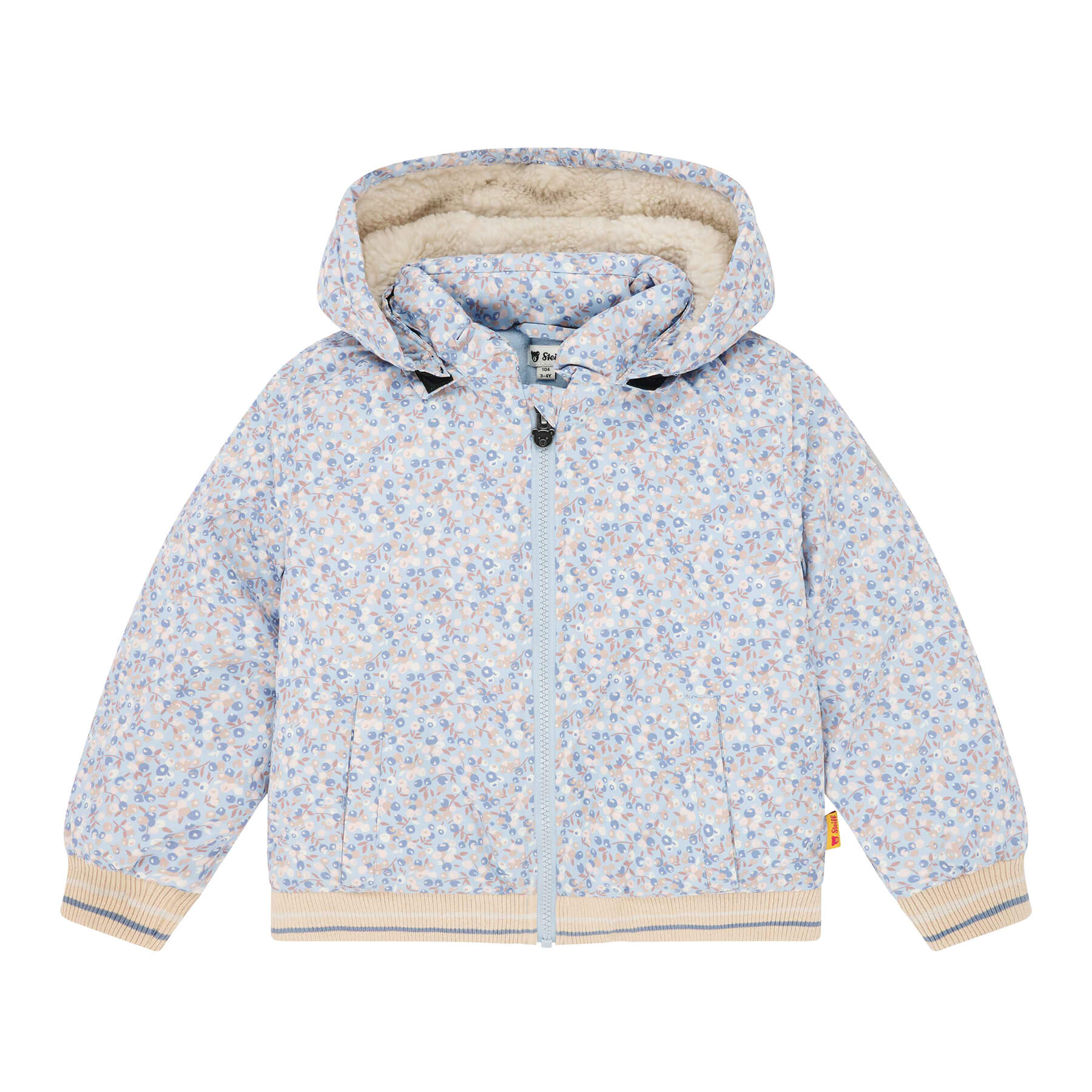 ジャケット ブルー（花柄）★