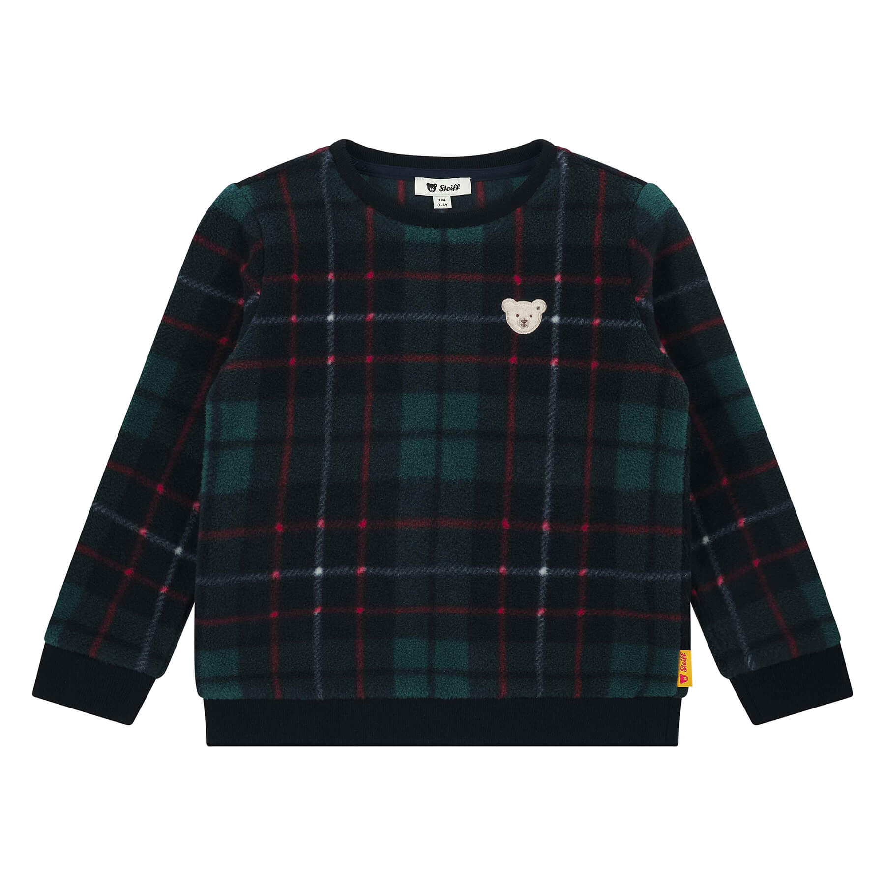 トレーナー シュタイフネイビー（チェック柄）