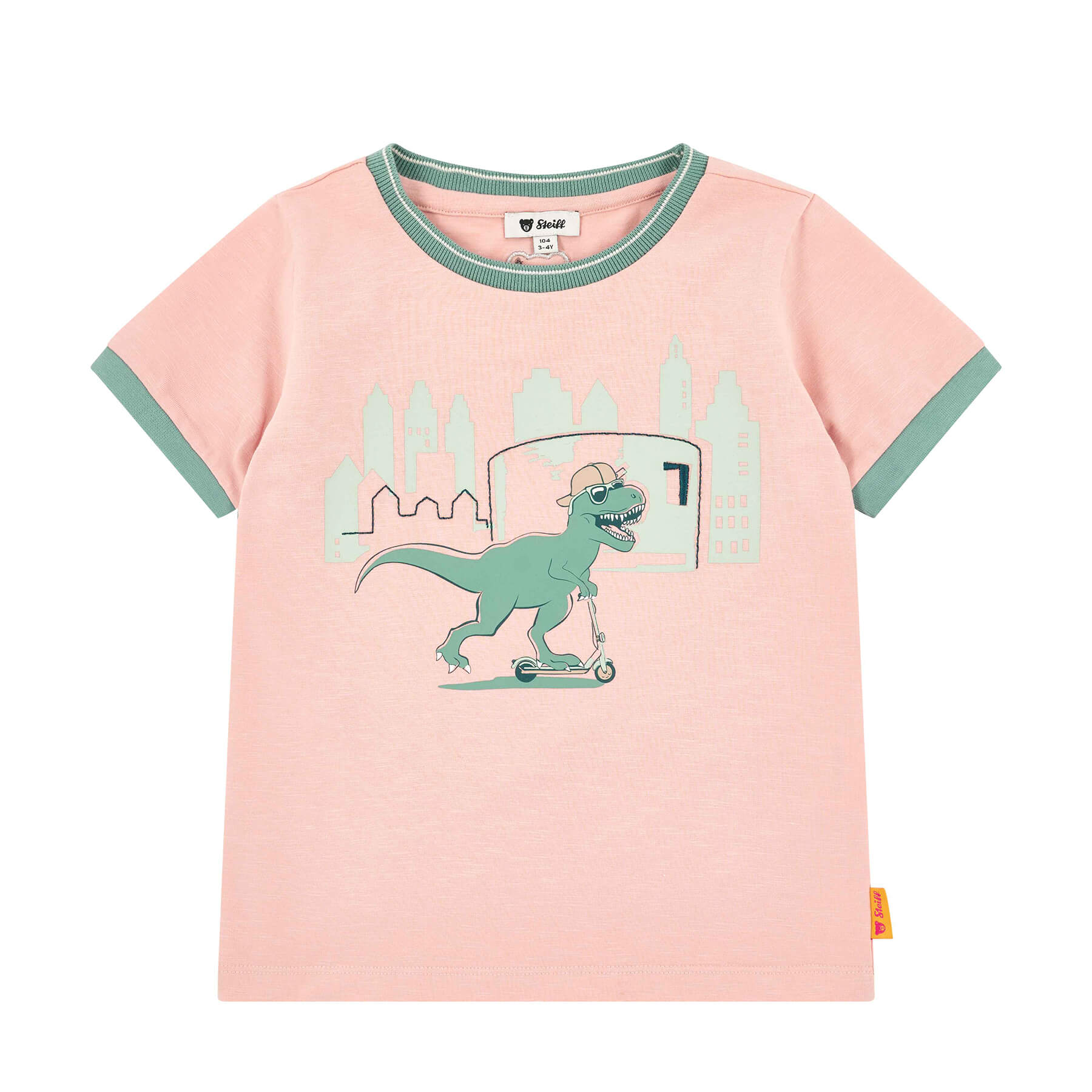 半袖Tシャツ サーモンピンク