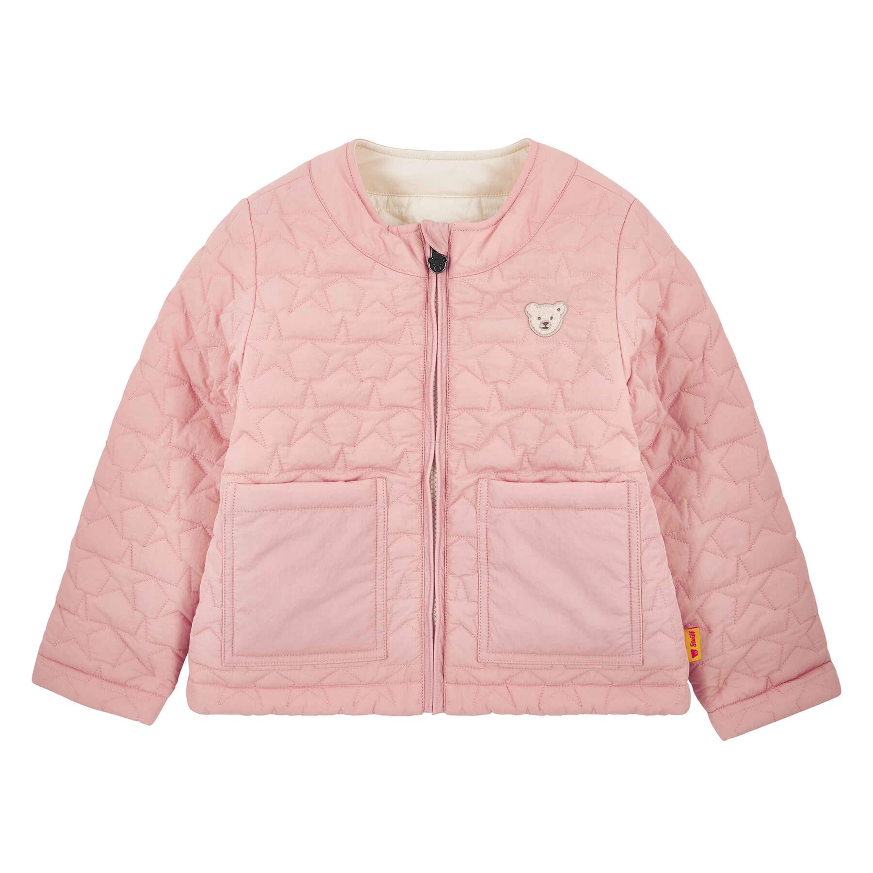 リバーシブルジャケット コーラルピンク| ドイツ最高級テディベアの