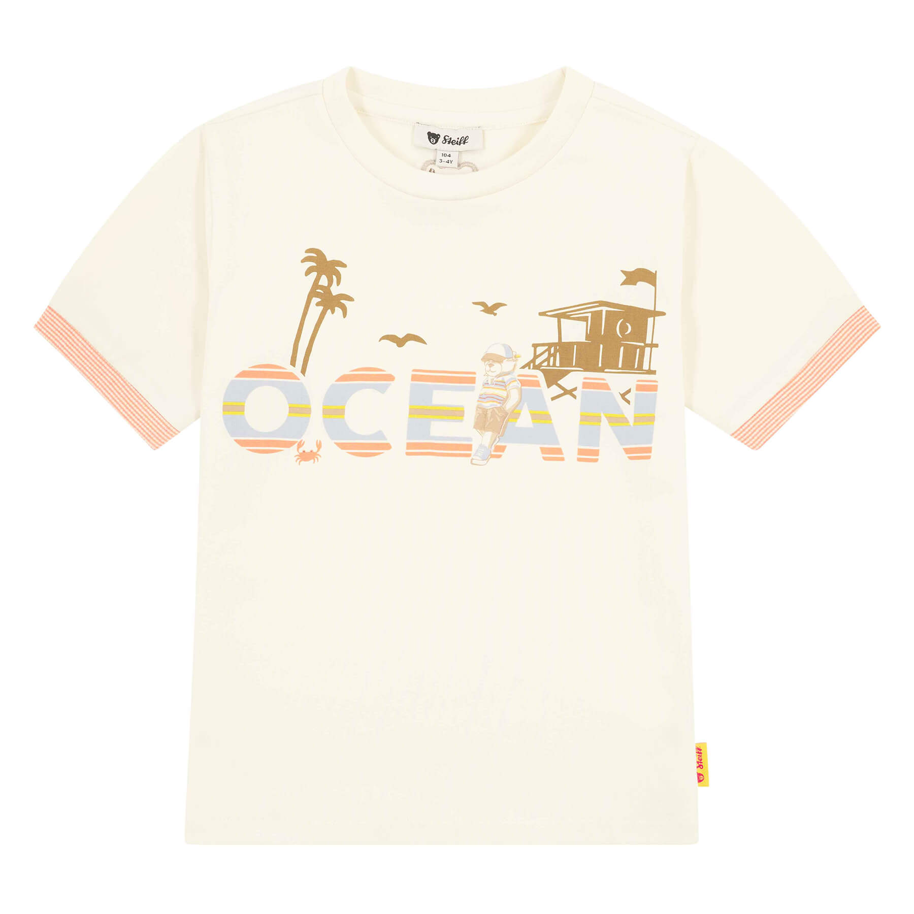 半袖Tシャツ アイボリー