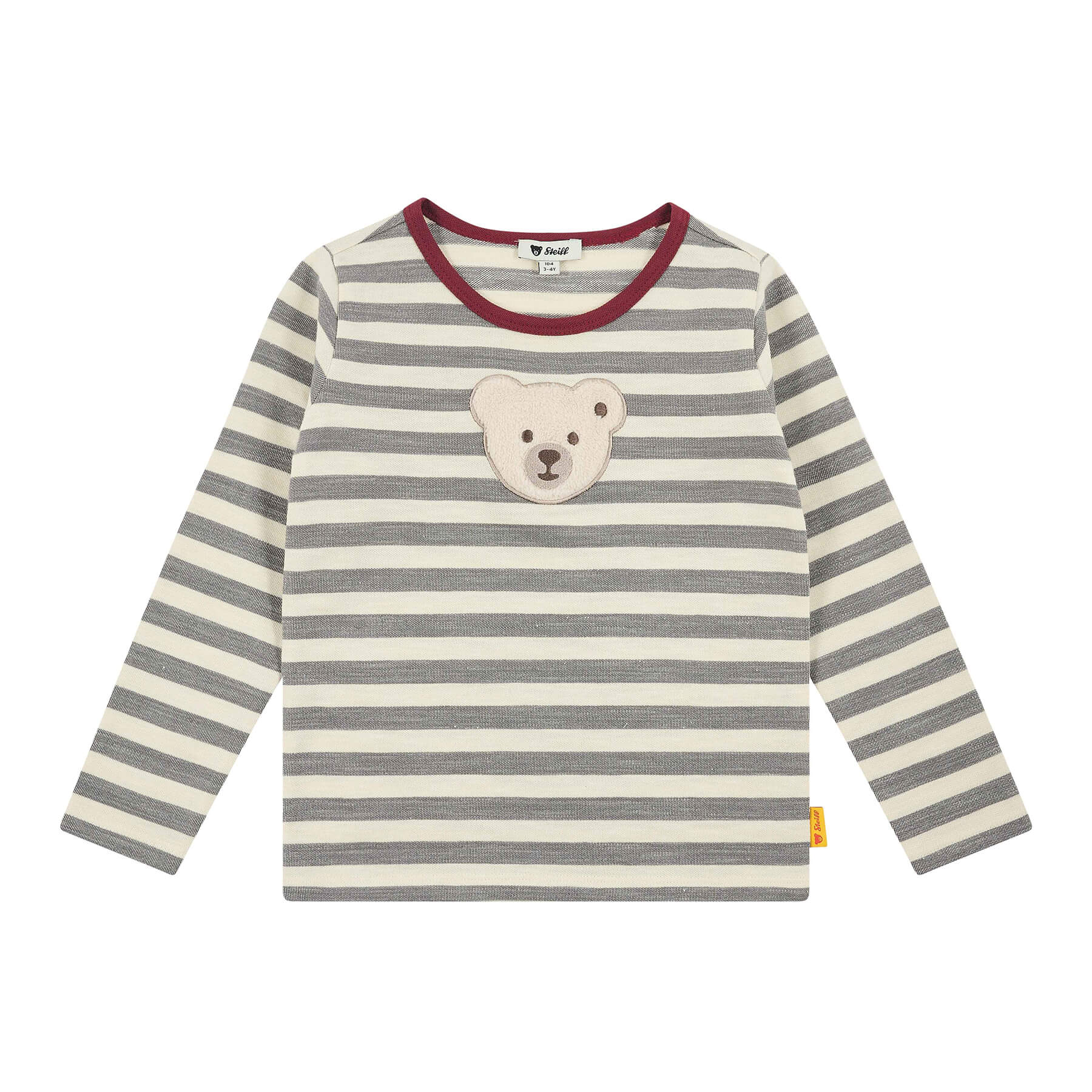長袖Tシャツ スチールグレー