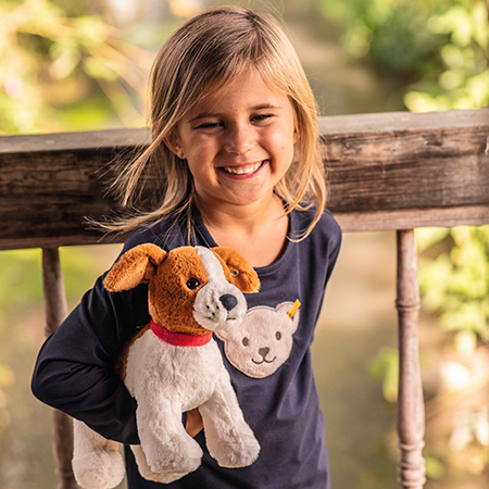 Amazon.com: Steiff Snuffy Dog, Premium Dog Stuffed Animal