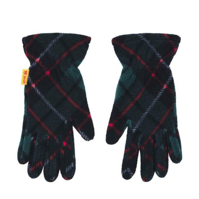 手袋 シュタイフネイビー（チェック柄）| ドイツ最高級