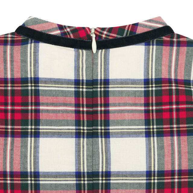 ワンピース アイボリー&レッド（チェック柄）| ドイツ最高級テディベア