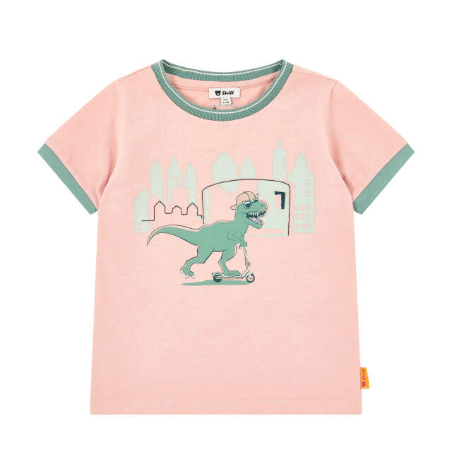 半袖Tシャツ サーモンピンク| ドイツ最高級テディベアのシュタイフ日本