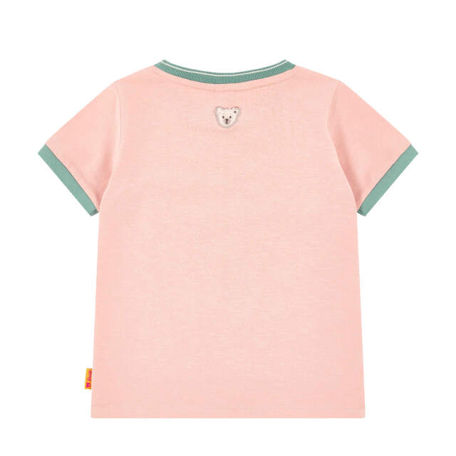 半袖Tシャツ サーモンピンク| ドイツ最高級テディベアのシュタイフ日本