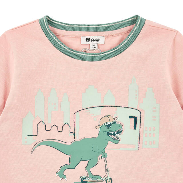 半袖Tシャツ サーモンピンク| ドイツ最高級テディベアのシュタイフ日本