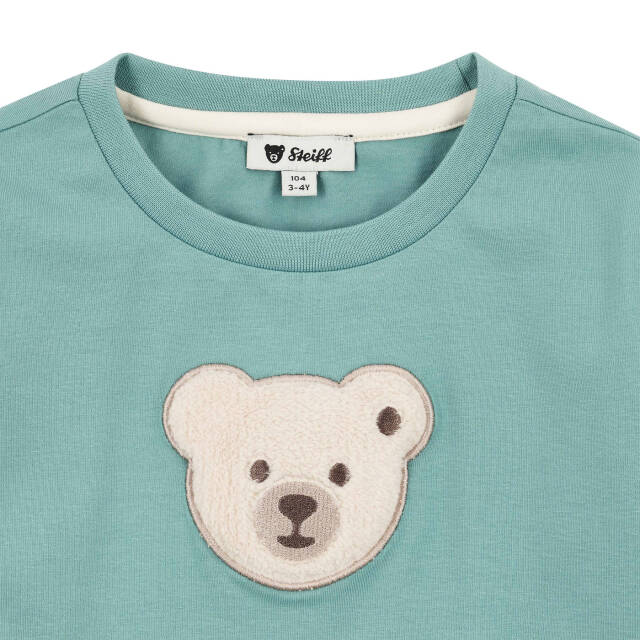 長袖Tシャツ ミネラルグリーン| ドイツ最高級テディベアのシュタイフ