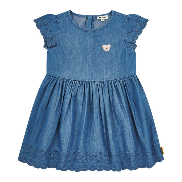 【comingsoon】デニムワンピース コーデュロイブルー