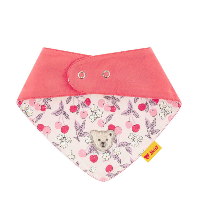 リバーシブルスタイ ピンク（チェリー）| ドイツ最高級テディベアの