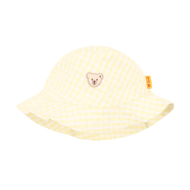 【comingsoon】帽子 イエロー（チェック柄）