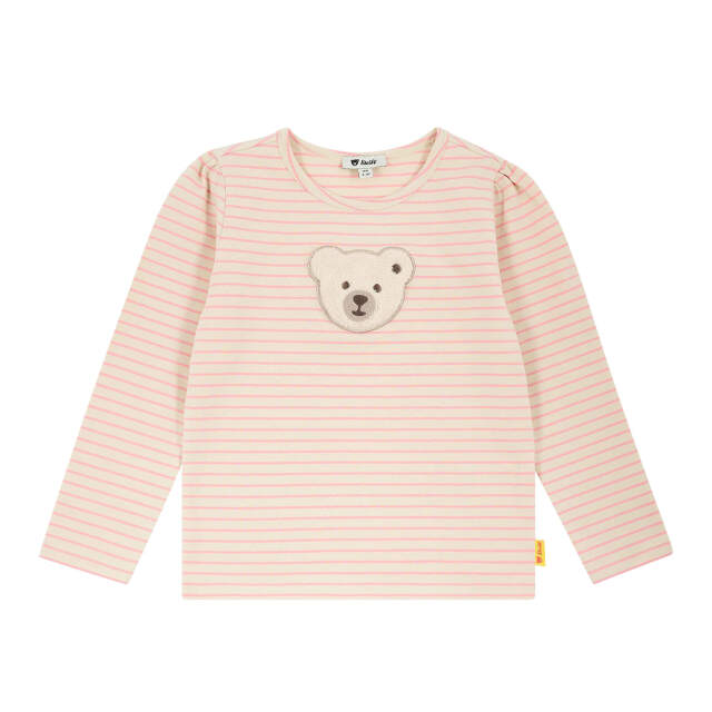 長袖Tシャツ アイボリー（ストライプ）