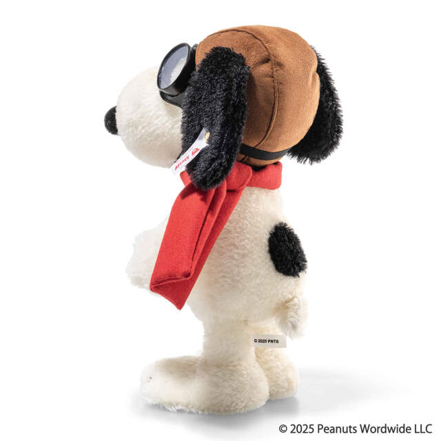 シュタイフスヌーピー フライング・エース Snoopy Flying Ace Limited Edition, 11 in, white - Steiff.com