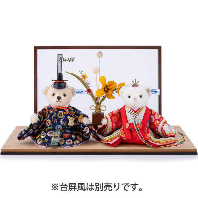 シュタイフ　HINA ひな　テディベア　羽子板つき シュタイフ HINA ひな テディベア 羽子板つき - メルカリ