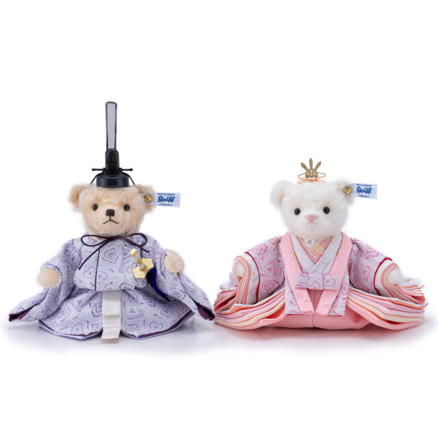 【日本限定】テディベア ひな人形「ハート」◇■【12月頃より順次出荷予定】