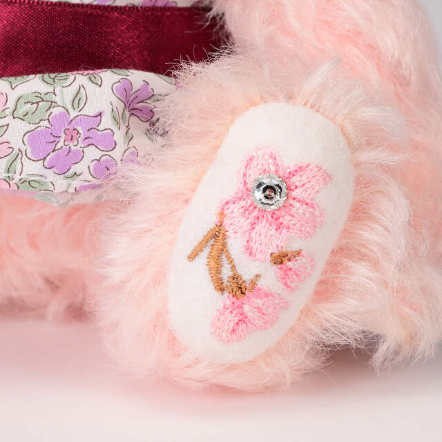 Steiff made with Liberty fabric（Purple） | ドイツ最高級テディベア