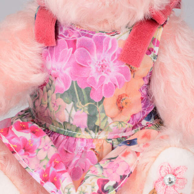 Steiff made with Liberty fabric（Pink） | ドイツ最高級テディベアの
