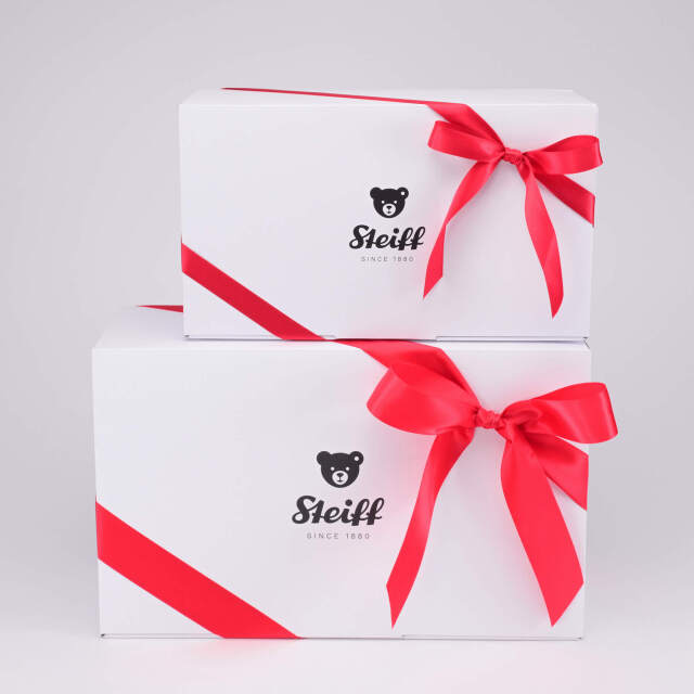 Steif シュタイフ テディベア 035807 美品 元箱　ポーチ付 シュタイフ テディベア ミュージックボックスベア 世界限定