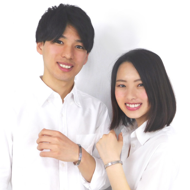 ツインラインデザインバングル