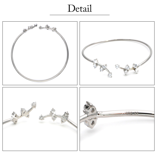 vie リーフラインバングル