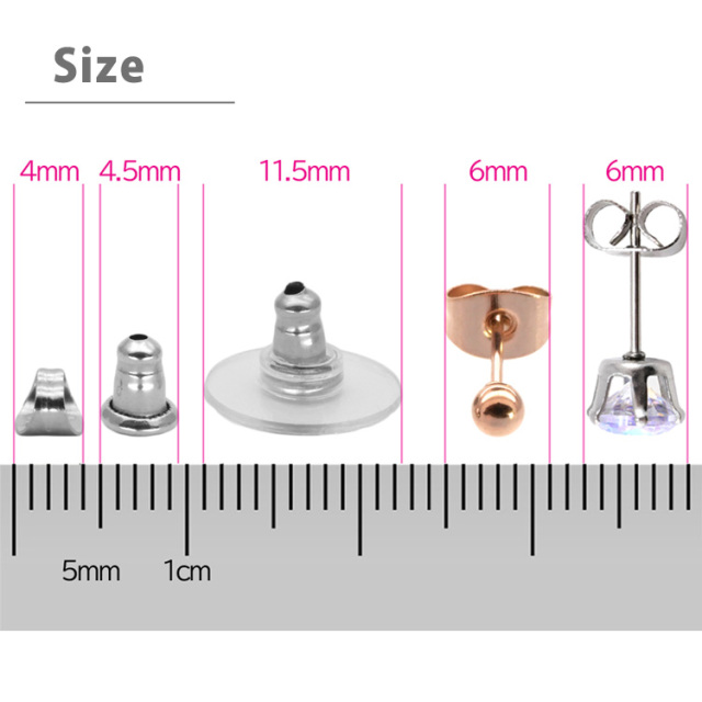 ピアス用 キャッチ スペア(3ペア 6個セット)(2ペア 4個セット) ピアス用 キャッチ スペア(3ペア 6個セット)(2ペア 4個セット)