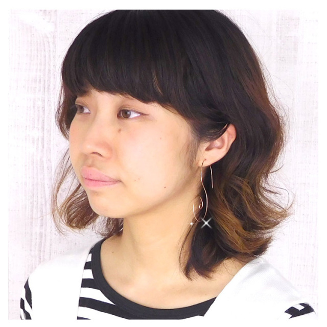 ラウンドスパイラルピアス