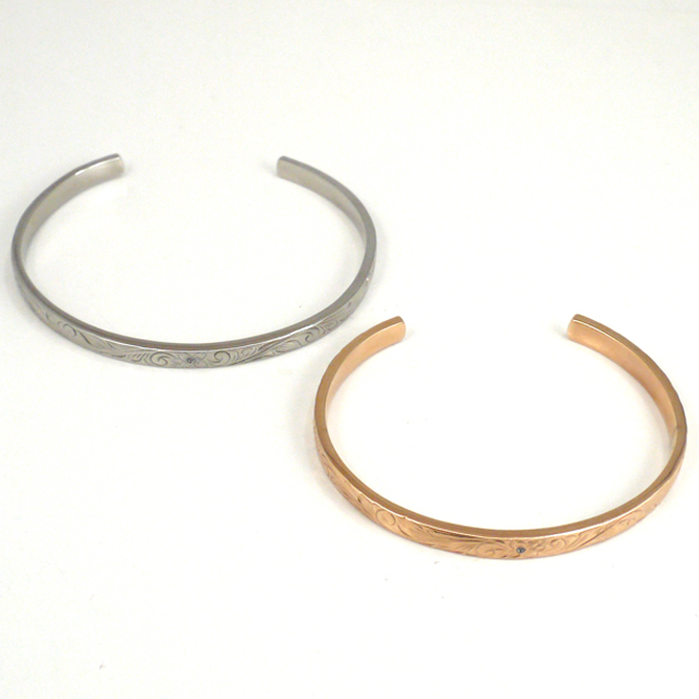 ハワイアンプルメリアバングル