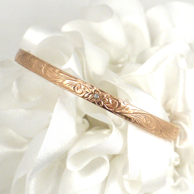 ハワイアンプルメリアバングル