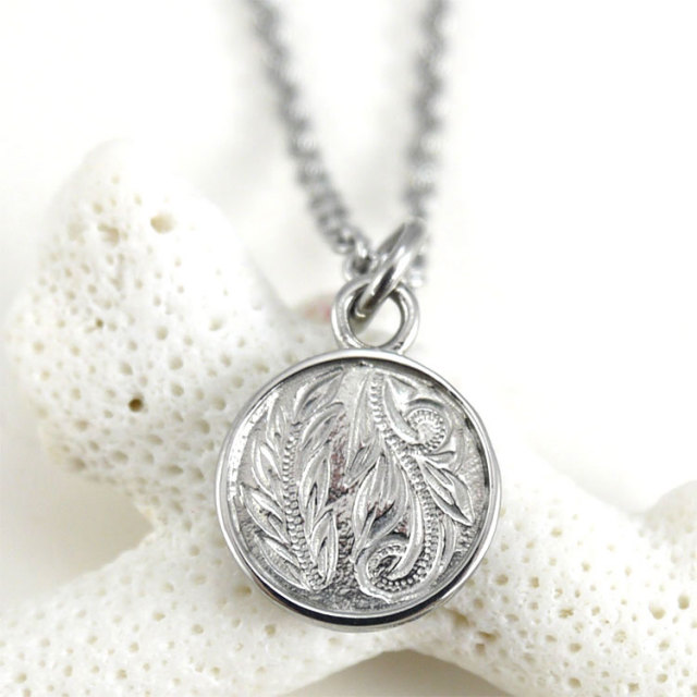 ハワイアン スクロール マイレリーフ ペンダント