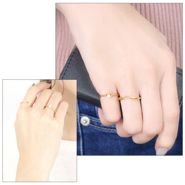 prie ウェーブステンレスリング