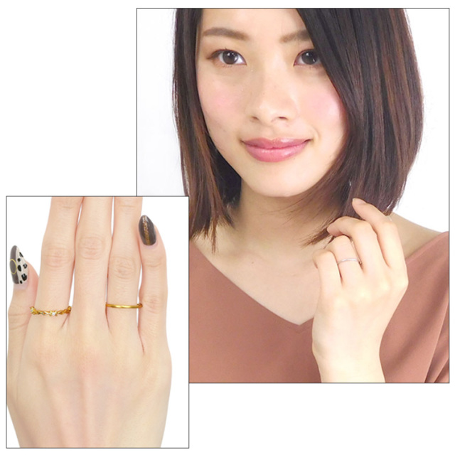 グリッターデザインリング