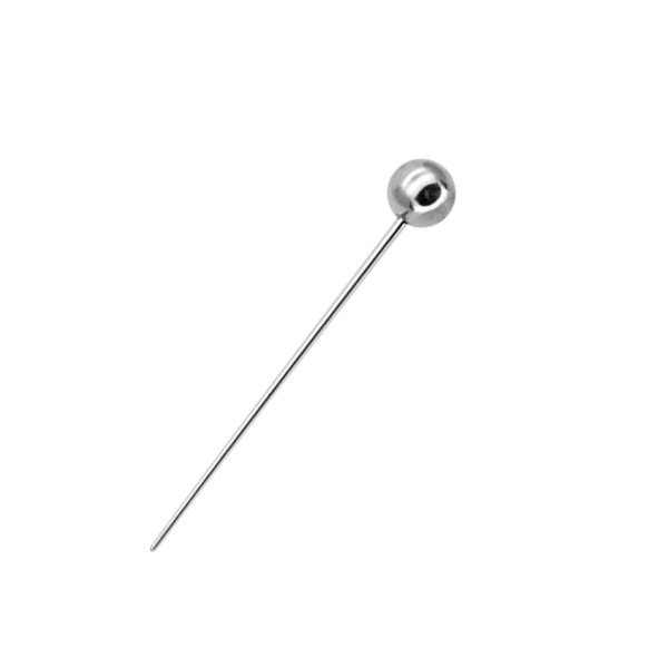金属アレルギー対応 ステンレス製 ピアス ガイド テーパー プッシュピン 医療用ステンレス 0.4mm 極細 ホール復活 サージカルステンレス guide_taper