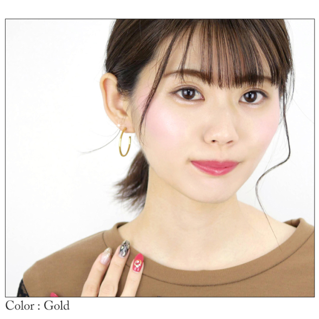 vie クラッシースモールフープピアス