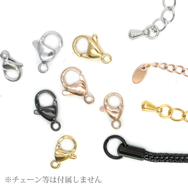 アクセサリーパーツ カニカン ハンドメイド 手芸 パーツ ステンレス製