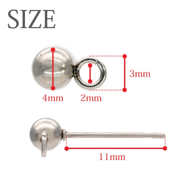 スタッドピアス