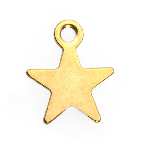 アクセサリーパーツ ピアス用金具 スターチャーム 星 ハンドメイド