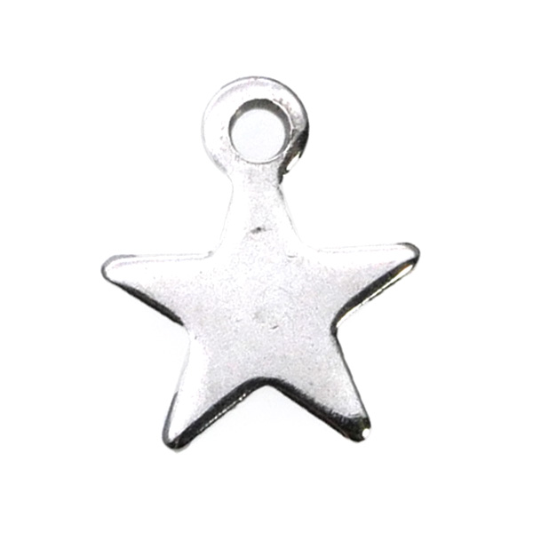 アクセサリーパーツ ピアス用金具 スターチャーム 星 ハンドメイド