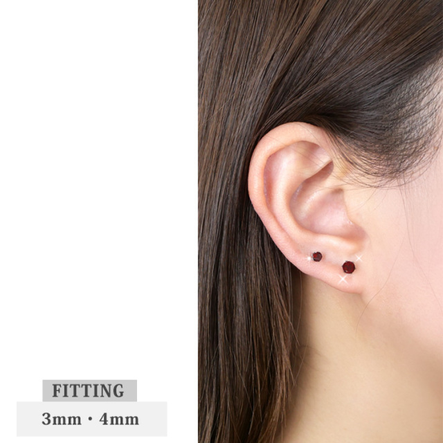 1月ガーネット4mm