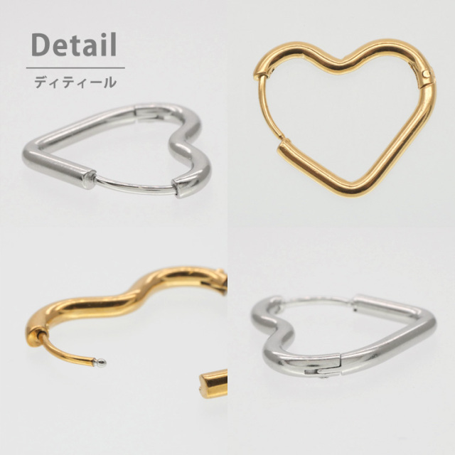 p007b【バタフライ✧】フープピアス　シルバー　CZ エレガント　華やか　気品 Lifestyle Design Lab fluid cloudシルバーフープピアス
