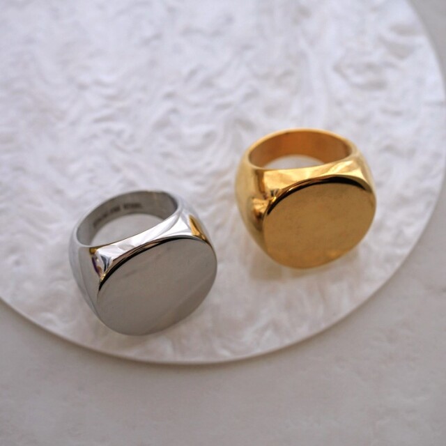 金属アレルギー対応 ステンレスリング スタンプリング  指輪 安心 316L ニッケルフリー r-m6575