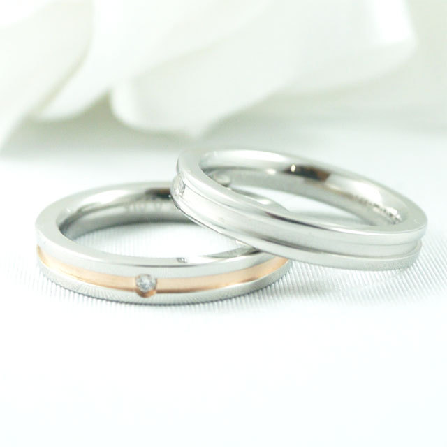 vie グルーブダイヤモンドリング