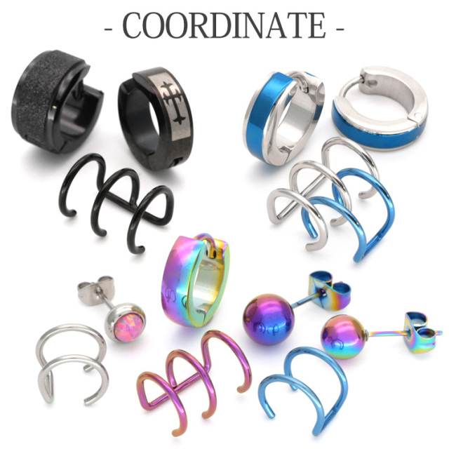 2連 3連 イヤークリップ