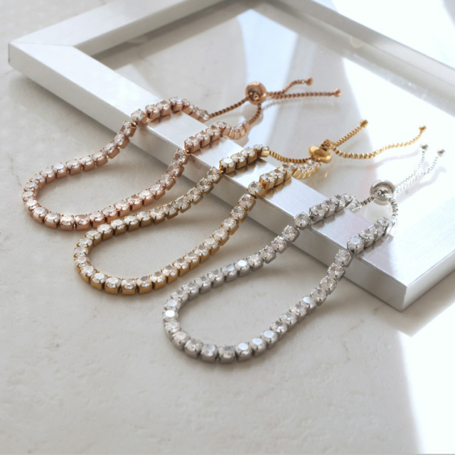 SVキュービックジルコニアテニスネックレス&ブレスレットセット　　中古品 SVキュービックジルコニアテニスネックレス&ブレスレットセット