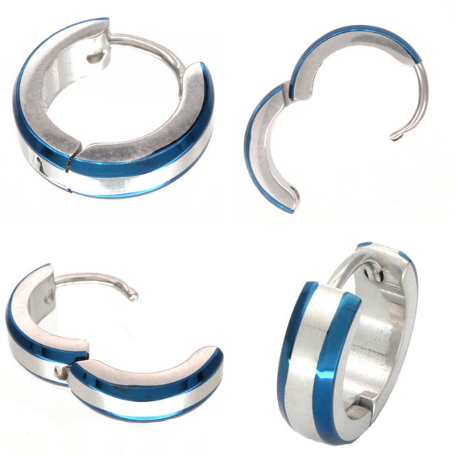 プレートエッジフープピアス フープピアス