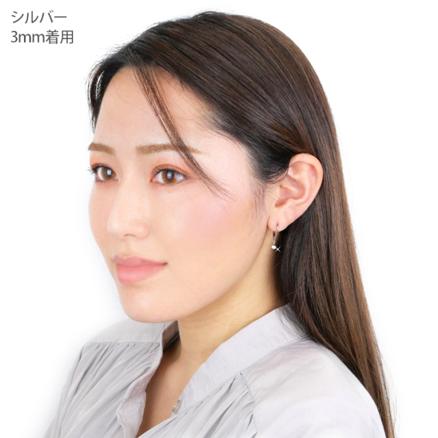 Shashi ピアス シャシ ジルコニア トリニティー 3個 ビジュー