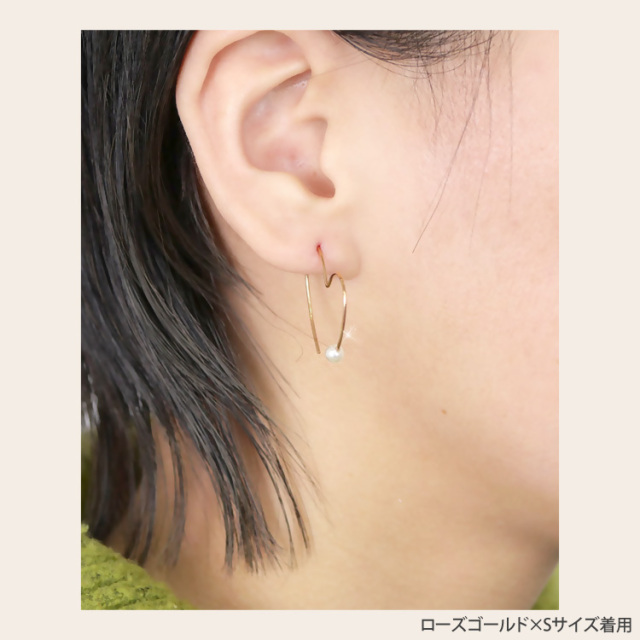 金属アレルギー対応 [EMBELLIR] ステンレスピアス ハート