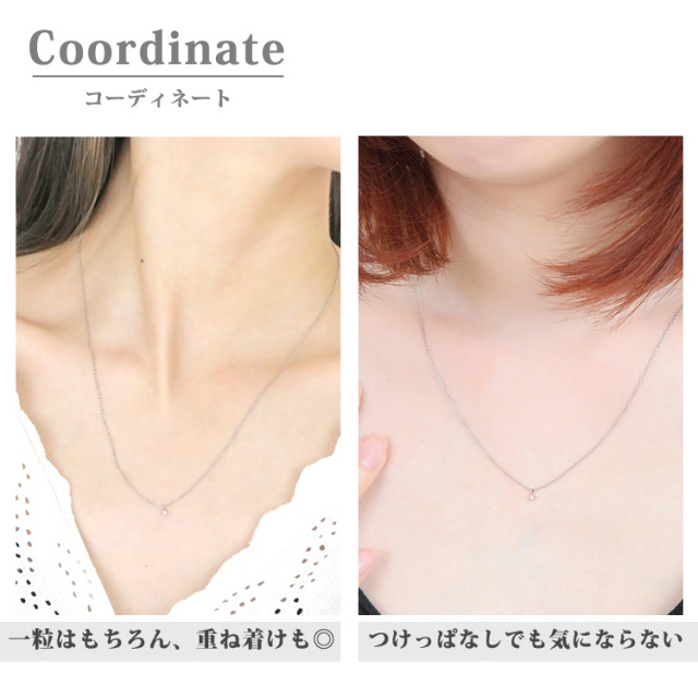 ダイヤモンド プチクラウンダイヤモンドネックレス ネックレス