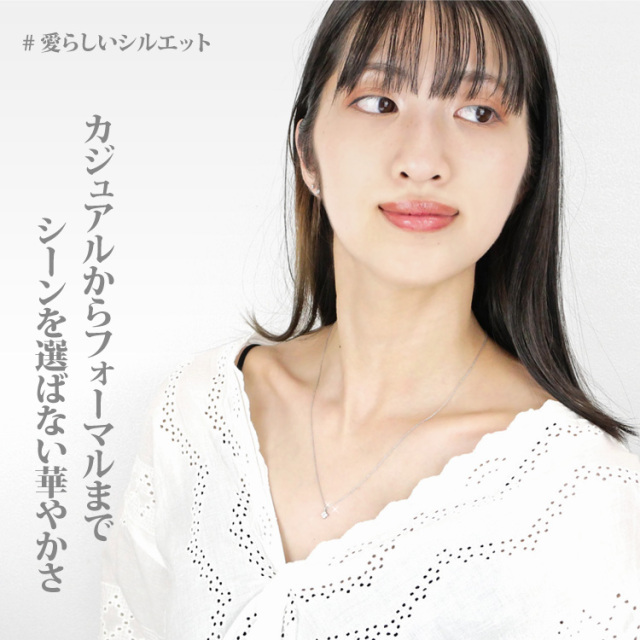 ダイヤモンド フラワーダイヤモンドネックレス ネックレス