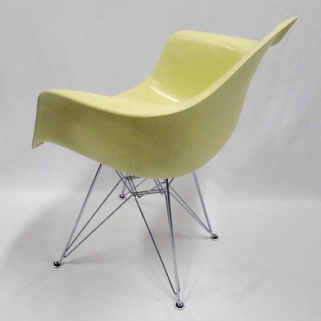 Eames Arm Shell Chair Lemon Yellow